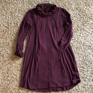 Maurices dress size Large cowl neck with drawstring beautiful color!
